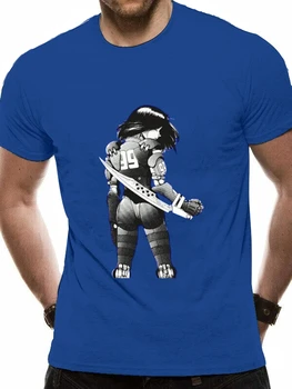Alita batalha anjo pronto para a batalha roupas masculinas camiseta presentes personalizados S-5XL
