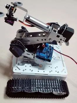 Aliuminio Lydinio Metalo Bakas su 6 dof ilgai, mechaninė rankos robotas su servo
