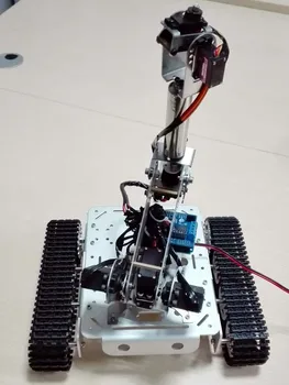 Aliuminio Lydinio Metalo Bakas su 6 dof ilgai, mechaninė rankos robotas su servo
