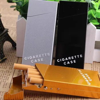 Aliuminio Lydinio Moterų Cigarečių Atveju, Galite Įdėti 20Pcs Ladys Cigarečių Aliuminio Lydinio Cigarečių Dėžutę