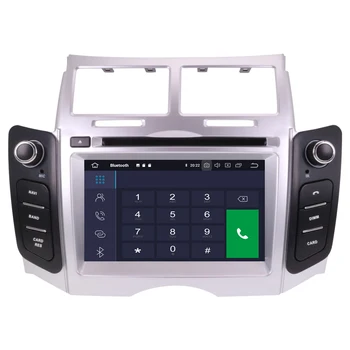 Android 10.0 Toyota Yaris 2005-2011 automobilio DVD grotuvas GPS multimedijos Auto Radijo car navigator stereo imtuvas Galvos vienetas IPS