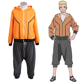 Anime Naruto Cosplay Kostiumai, Naruto Uzumaki Cosplay Kostiumų Uniformas Halloween Carnival Šalis Žaidimas Cosplay Kostiumas