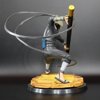 Anime Naruto Hiruzen Sarutobi 46 Kartos PVC Veiksmų Skaičius, Kolekcionuojamos lėlės Modelio žaislas 16cm