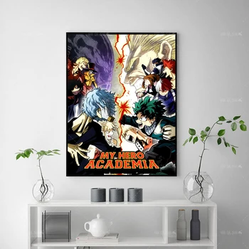 Anime Plakatas Mano Herojus Akademinės Bendruomenės Deku Šiuolaikinių Namų Apdailos Drobė, Tapyba Sienos Menas Spausdinti Modulinės Nuotrauką Miegamojo Kambarį