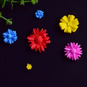 Aomily 6 Skylių 3D Gėlės Silikono Tortas Minkštas Pelėsių 