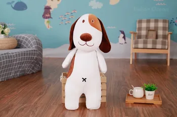 Apie 60cm kūrybinis žaislas, animacinių filmų šuo pliušinis žaislas žemyn medvilnės minkštos lėlės pagalvę Kalėdų dovana s2744