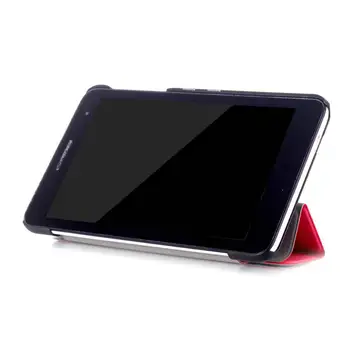 Atsitiktinis PU Oda Atveju Stovi Dangtelis Huawei MediaPad T1 7.0/ T2 7.0 Tablet T1-701u Knygų Viršeliai
