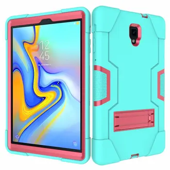 Atsparus smūgiams Vaikai Case For Samsung Galaxy Tab A2 10.5 colio 2018 SM T590 T595 T597 PC Silicio Stovo Dangtelį Galaxy Tab A2 10.5