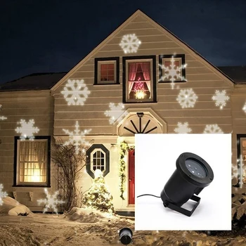 Atsparus vandeniui Kalėdų LED Kraštovaizdžio Projektorius, Šviesos, Lauko, Sodo Kieme Šventė Kalėdos Žibintas/EU Plug