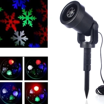 Atsparus vandeniui Kalėdų LED Kraštovaizdžio Projektorius, Šviesos, Lauko, Sodo Kieme Šventė Kalėdos Žibintas/EU Plug