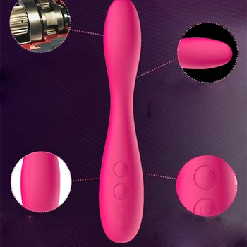 Atsparus vandeniui USB Įkrovimo Dildo Realistiškas Sekso Žaislai Moterims, 7 Vibracijos G Spot Galingas Magic Wand Massager Vibrator Suaugusiųjų Žaislas