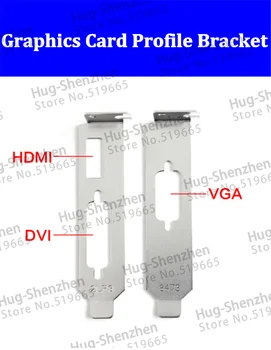 Aukštos kokybės Grafika Vaizdo plokštė Žemo Profilio Laikiklis HDMI+DVI+VGA Grafikos Kortelės 2vnt/daug