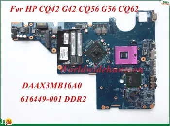 Aukštos Kokybės Plokštė 616449-001 HP CQ42 G42 CQ56 G56 CQ62 Nešiojamas Plokštė DAAX3MB16A0 PGA478 DDR2 Testuotas