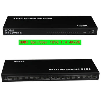 Aukštos raiškos HDMI splitter 1x16 1 16 iš USB Multimedia Žaisti,parama HDCP 4k 1080p 3D Nemokamas pristatymas
