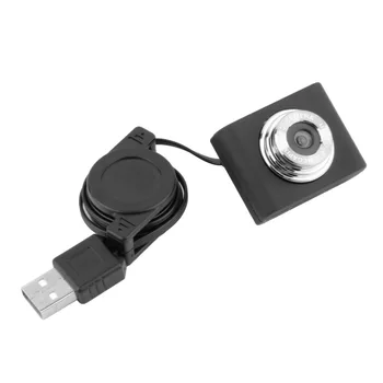 Aukštos raiškos Mini USB2.0 5M Ištraukiama Įrašą Web Kamera, Kompiuteris Nešiojamas 5 Megapikselių Ištraukiama USB Kabelis, Kameros
