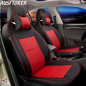 AUSFTORER karvės odos Oda Automobilių Sėdynės Apima Subaru Forester 2004-2016-2018 2019 Auto Sėdynės Pagalvėlė Padengti Priedai