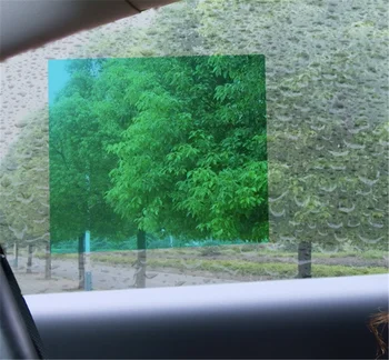 Automobilio galinio vaizdo veidrodis nano vandeniui membrana anti-rūko aiški vizija 