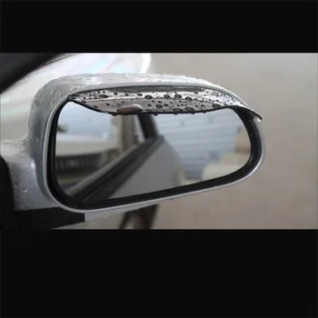 Automobilio Galinio vaizdo Veidrodėlis lipdukas lietaus antakių weatherstrip auto veidrodis, Lietaus apsauga atspalvį dangtelio raštas guard 