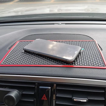 Automobilio prietaisų Skydelyje Anti-slip Pad Telefono Klavišą Kilimėlis Fiat 500 