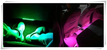 Automobilio salono refitting priedai LED Neon Lempos apdaila mercedes w205 bmw e90 seat leon peugeot 207 307 nissan qashqai