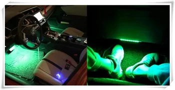 Automobilio salono refitting priedai LED Neon Lempos apdaila mercedes w205 bmw e90 seat leon peugeot 207 307 nissan qashqai