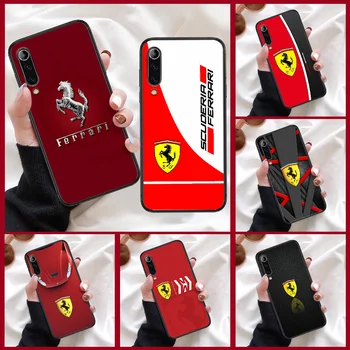 Automobilių sporto Ferrarie Telefoną Atveju Xiaomi Mi-10 Pastaba A3 9 MAX 3 A2 8 9 Pro Lite Ultra black Coque Tpu Padengti Tendencija Svarbiausias Mados