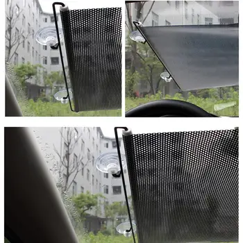 Automobilių universalų skėtį nuo saulės izoliacija ištraukiama uždanga nuo saulės blokas