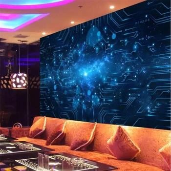 Beibehang Tapetai, freskos pasirinktinius nuotraukų dekoravimo kambarį 3D stereo šiuolaikinės abstrakčios linijos žvaigždėtą plokštės, tapetai