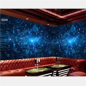 Beibehang Tapetai, freskos pasirinktinius nuotraukų dekoravimo kambarį 3D stereo šiuolaikinės abstrakčios linijos žvaigždėtą plokštės, tapetai