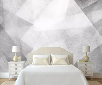 Beibehang Užsakymą tapetai, 3d foto freskos Šiaurės paprasta asmenybė abstrakčių geometrinių modelio sieniniai TV foną, sienos popieriaus 3d