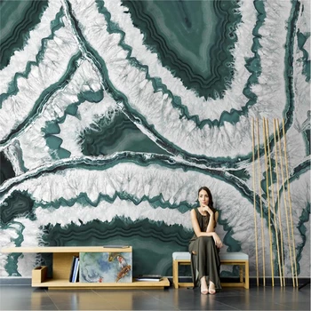 Beibehang užsakymą Šiaurės Marmuro Abstrakčiai Freskos Kambarį, TV Foną, Sienos popieriaus Vientisą Foną Sienos 3D miegamojo puošimas