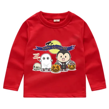 Berniukų drabužiai Bamblys Vaikams, Kūdikių Berniukų, Mergaičių Helovinas Moliūgų Palaidinukė Puloveris Viršūnės T-shirt #4AA12