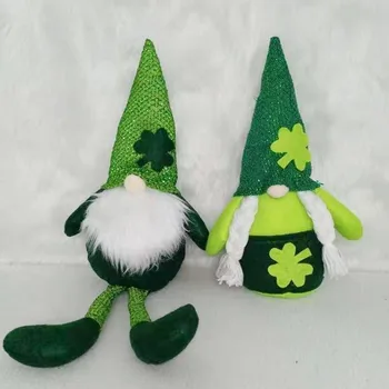 Beveidis Vyras, Žalia Miškų Departamento Airijos Festivalis Prekių 1pc St. Patrick ' s Day Beveidis Lėlės Langų Apdailos