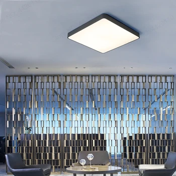 BLUBBLE Ultra-plonas Praktinių LED Lubų Lempos Geležies Aikštėje Apvalios Juodos/baltos Lubos dega Gyvenamasis Kambarys Miegamasis Patalpų