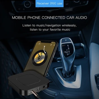 Bluetooth 5.0 siųstuvas-imtuvas Garso Muzikos Stereo Belaidžio ryšio Adapteris, skirtas Garsiakalbis TV Automobilio Kompiuterio