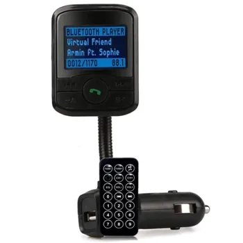 Bluetooth FM Siųstuvas laisvųjų Rankų įrangą, Radijo Imtuvas, MP3 Audio Adapteris Karšto Pardavimo