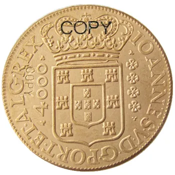 Brazilija 1713 4000 Ries Auksą, Sidabrą, Kopijuoti Monetas