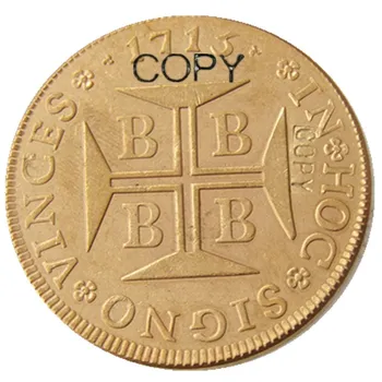 Brazilija 1713 4000 Ries Auksą, Sidabrą, Kopijuoti Monetas