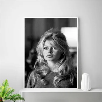 Brigitte Bardot plakatus šilko Plakatas Kambario Dekoro (be Rėmelio)