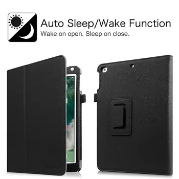 Case Cover for iPad 2 Oro modelio A1566 A1567 Auto Sleep/Wake Up PU Odos, skirtą 