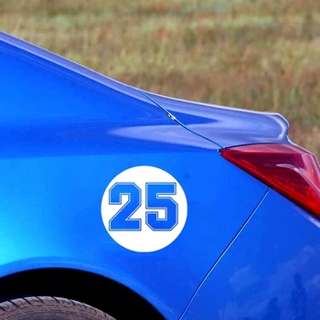 CK20188# Juokinga Vinilo Decal Skaitmeninis 25 Automobilių Lipdukas Atspindintis Vandeniui Auto Dekoro Sunkvežimių Bamperis Galinis Langas