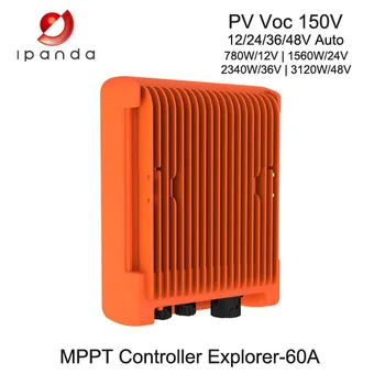 Controladores de carga MPPT IP67 Nepralaidūs 12V 24V 36V 48V 150VDC 60A