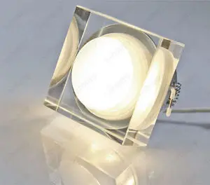 Crystal 5W Akrilo LED Lubų Sienos Laikiklio Kabinetas Šviesos Lempos Lemputė Biuras, Namai