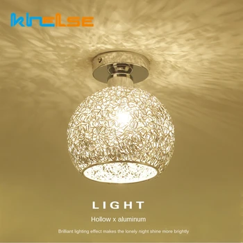 Crystal LED Lubų Lempa E27 Paviršinio montavimo Pramonės Lempa, Miegamojo, virtuvės, praėjimų Viešbutis prieškambario Namų dekoro Lubų Šviesos Šviestuvas