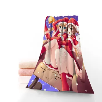 Custom Anime Kalėdų Mergina 35x75cm Fitneso Sporto Rankšluostį Nešiojamų Greitai-Džiovinimo Rankšluostį Jogos Lauko Mikropluošto Sporto Rankšluostį