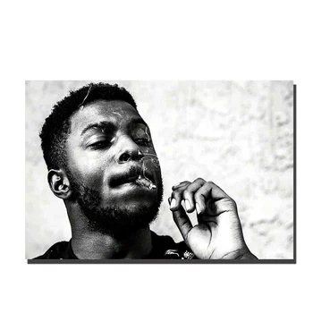 D0669 Kendrick Lamar Muzikos Žvaigždė Dainininkas Šilko Audinys Plakatus Dekoro Patalpų Dažymas Dovana