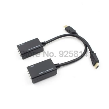 Dhl, ar avs 50pairs HDMI Extender Siųstuvas 1pair HDMI Per RJ45 CAT5e CAT6 LAN Extender Kartotuvas Iki To100ft Kabelis