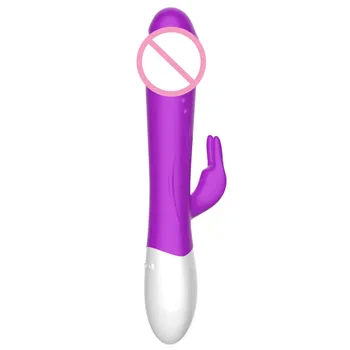 Didelė Įkrovimo G Spot Dildo Rabbit Vibratorius Klitorio Stimuliatorius Clit Vibracijos AV Massager Suaugusiųjų Sekso Žaislas Sekso Produktas