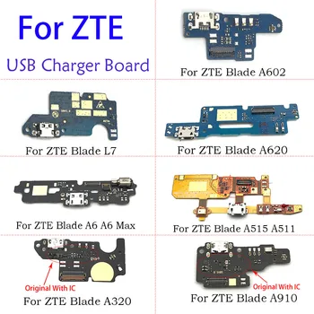 Doko Jungtis Micro USB Įkroviklio Įkrovimo lizdas Flex Kabelis, Skirtas ZTE Blade A320 A515 A602 A620 A910 L7 V8 Max V9 Vita A6 Lite