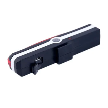 Dviračio Galinis Žibintas Uodega Įspėjimo Apšvietimo USB Įkrovimo Kalnų Dviračiai ABS Inžinerijos plastiko nuo balnelio iškyšos Rėmo Dviračiu Įrankis